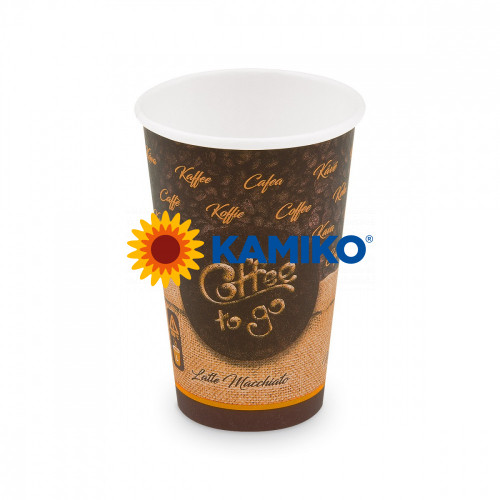 Papierový pohár ,,Coffee to go,, 330 ml, L, Ø 80 mm, 50 ks