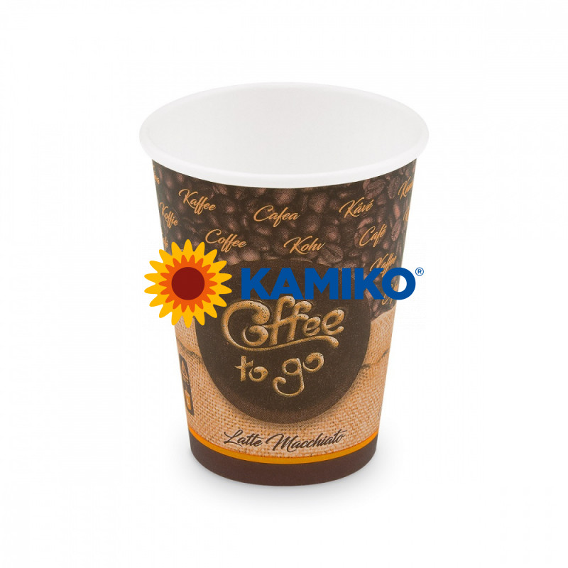 Papierový pohár ,,Coffee to go,, 420 ml, L, Ø 90 mm, 50 ks