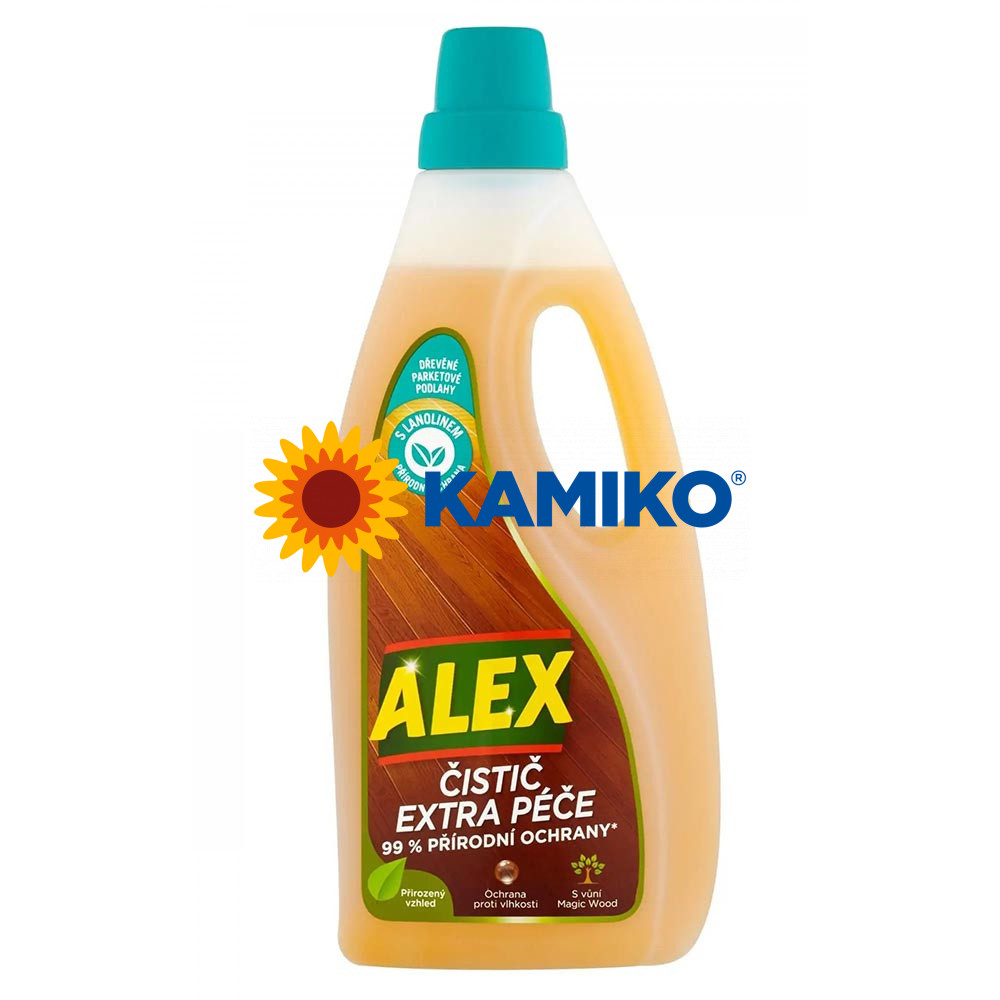 ALEX čistič extra starostlivosť na drevené podlahy 750 ml