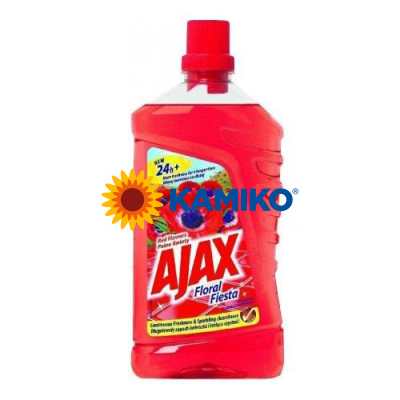 Ajax Floral Fiesta Red Flowers univerzálny čistiaci prostriedok 1 l 