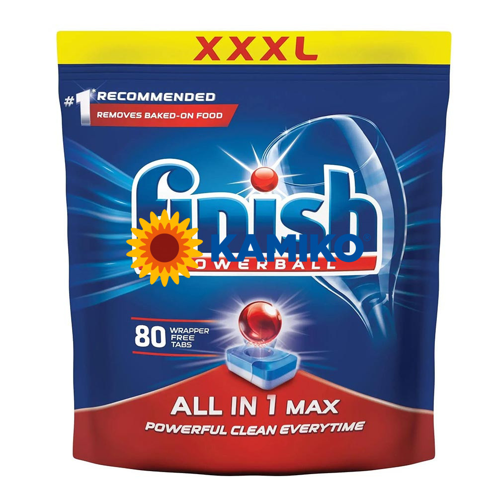 Tablety do umývačiek riadu FINISH All in 1 Max, 80 ks