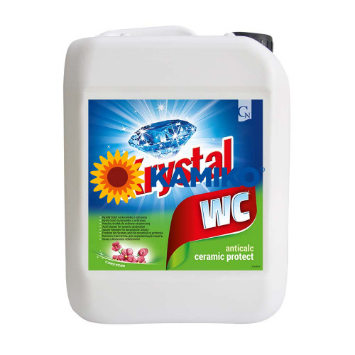 Krystal WC čistič kyslý - na keramiku s ochranou, 5 l