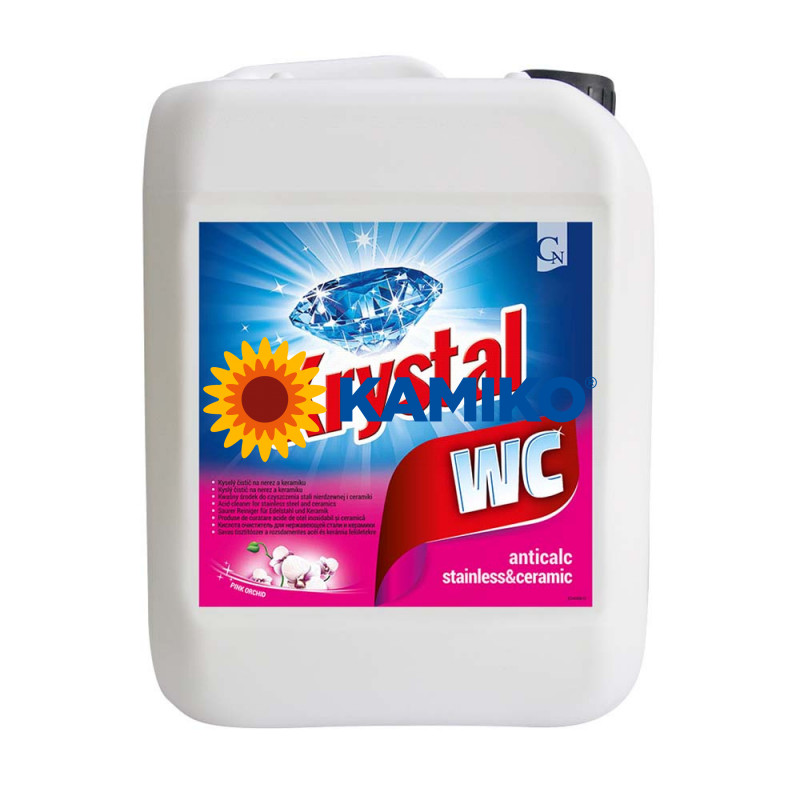 Krystal WC čistič kyslý - na nerez a keramiku, 5 l