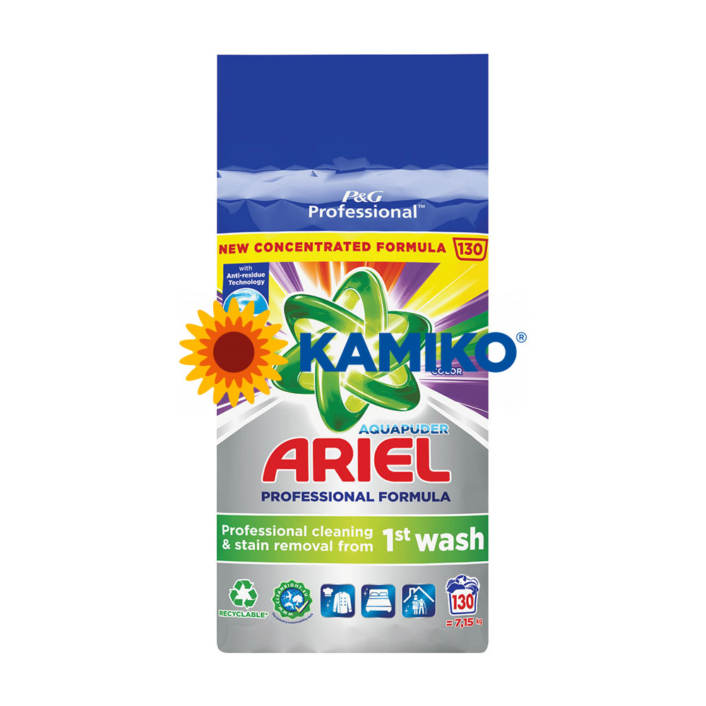 Prášok na pranie Ariel Professional Formula Color 7,15 kg/130 PD