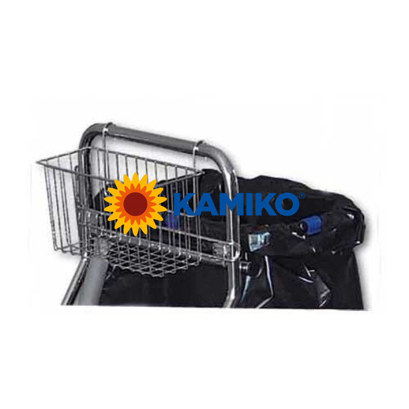 Košík pre upratovacie vozíky CLAROL PLUS - na rukoväť, chrómový