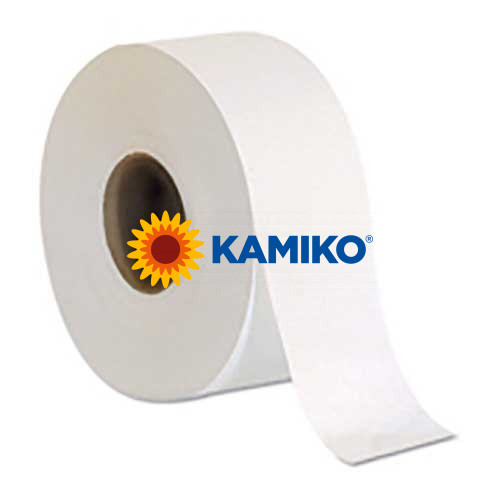 Toaletný papier 2vr Jumbo KAMIKO EKO 19 cm, biely