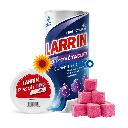 Tablety do pisoárov LARRIN 900 g, jahoda