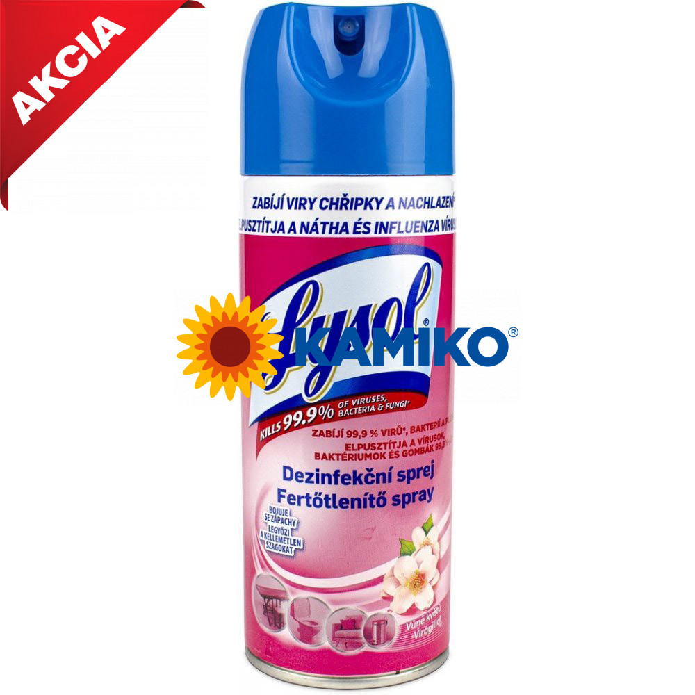 Lysol vôňa kvetín dezinfekcia v spreji 400 ml