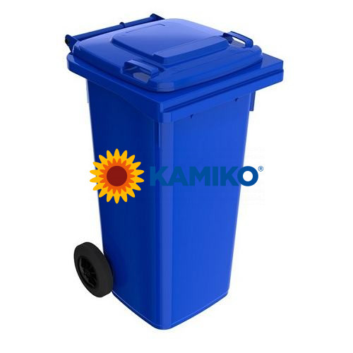 Plastová nádoba na odpad 120 l, modrá