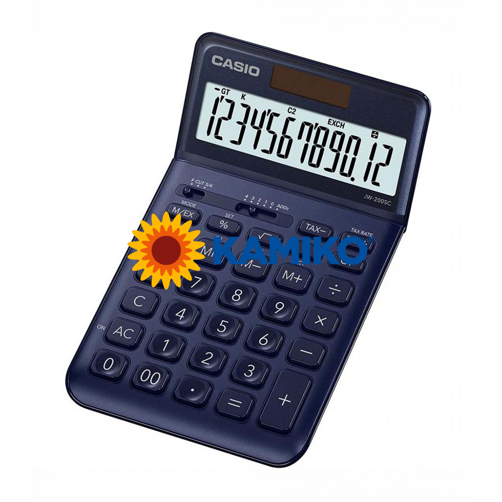 Kalkulačka Casio JW-200SC NY tmavomodrá