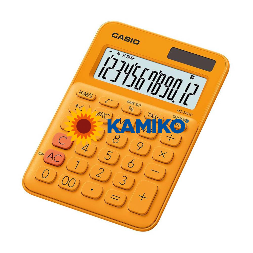 Kalkulačka CASIO MS-20UC oranžová