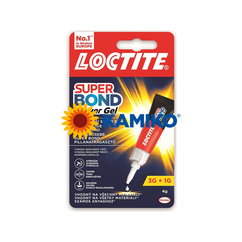 Sekundové lepidlo Loctite Super Bond Power Gel 3 g
