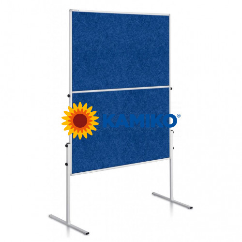 Moderačná tabuľa plstená ECONOMY 150 x 120 cm, modrá