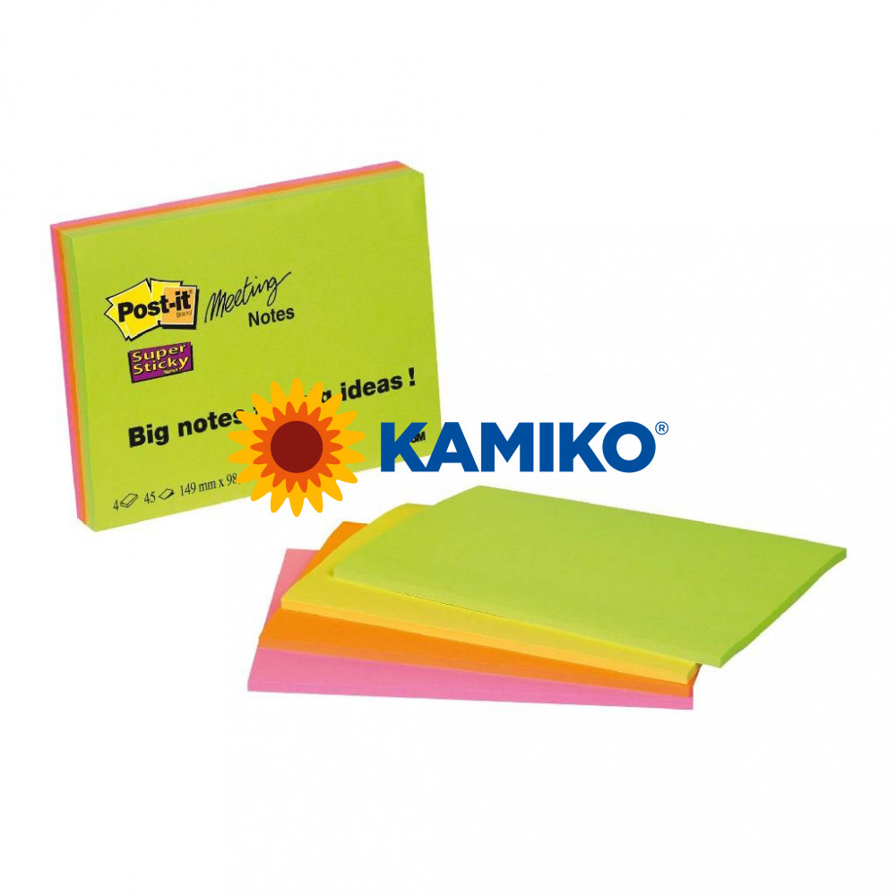 Post-it blok Meeting notes Supersticky A6 149 x 98,4 mm