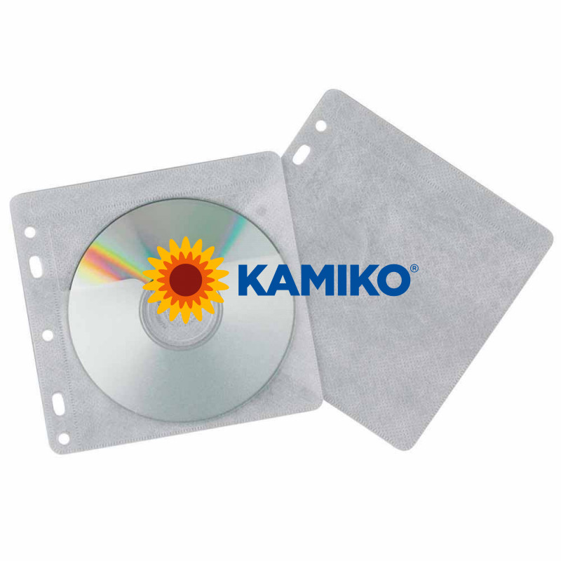 Vrecká na CD/DVD Q-Connect závesné, 40 ks