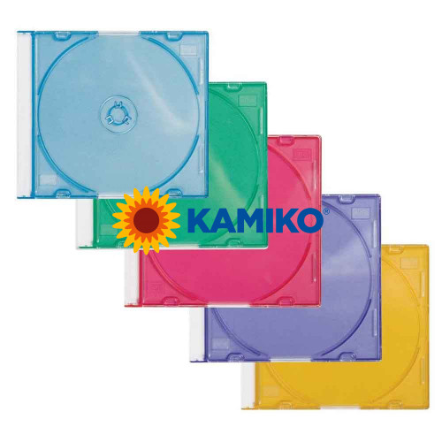 Farebné obaly na CD/DVD Q-Connect, 25 ks