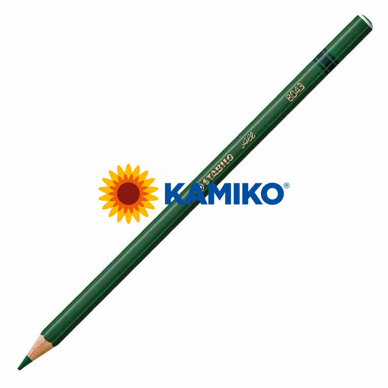 Farebná ceruzka STABILO All zelená, 12 ks