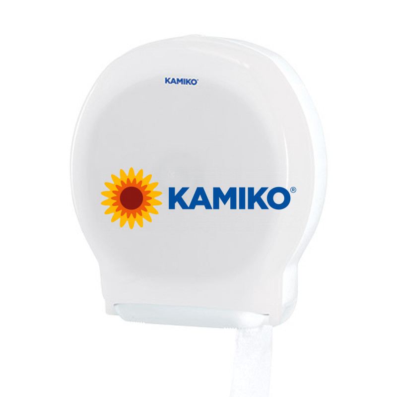 Zásobník toaletného papiera KAMIKO Jumbo 28 cm, QTS transparentný