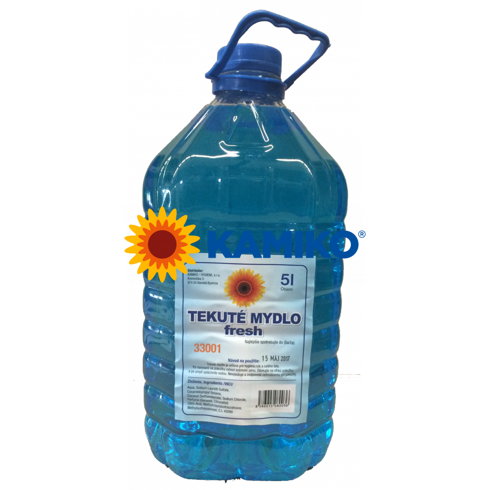 Mydlo tekuté KAMIKO Fresh 5 000 ml, modré