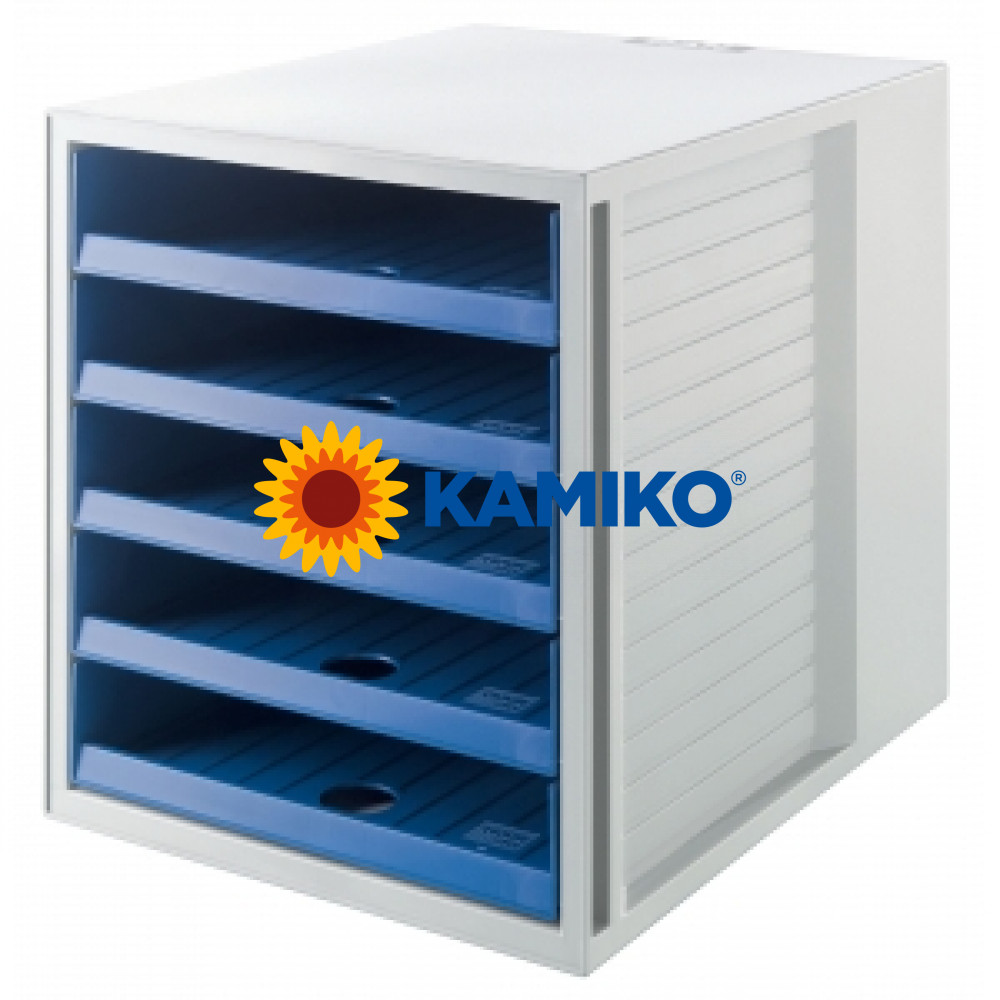 Zásuvkový box Cabinet KARMA eko-modrá