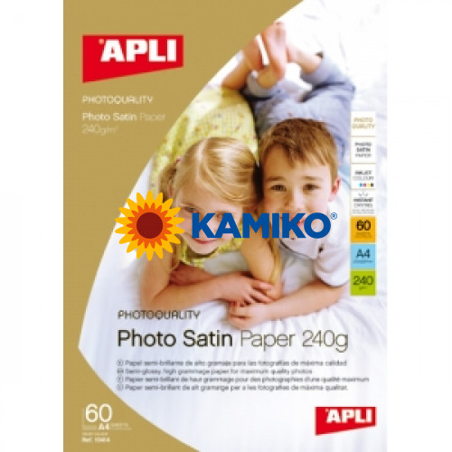 Fotopapier APLI A4 satin 240 g, 25 hárkov