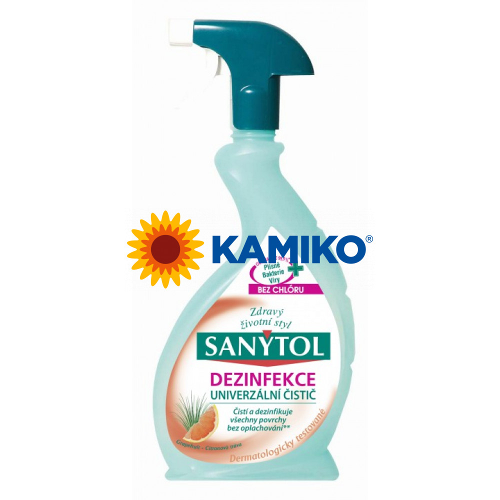Sanytol Grepfruit univerzálny dezinfekčný prostriedok rozprašovač 500 ml