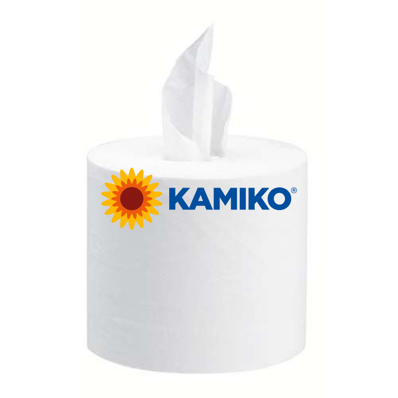 Toaletný papier 2vr KAMIKO CENTER L 207m, biela celulóza